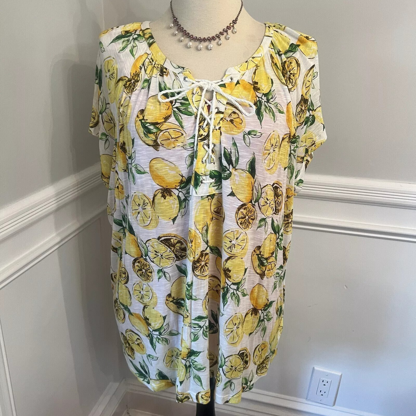 CHAPS LEMON THEME SPRING/SUMMER Lightweight cord … - image 5