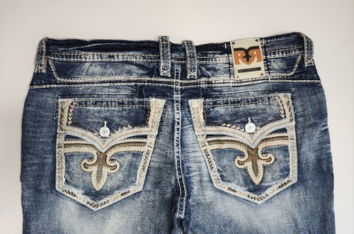 Rock Revival Men's Jeans 44x32 - Picture 9 of 10