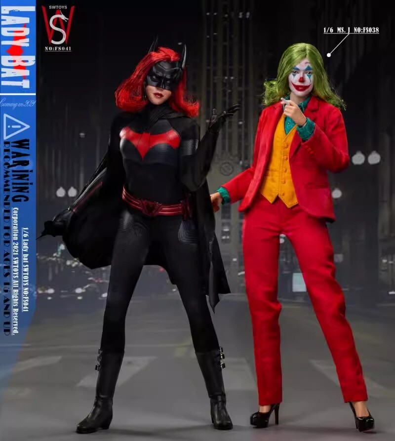 SWTOYS FS041 Lady Bat Action Figure Model In Box In Stock 1/6