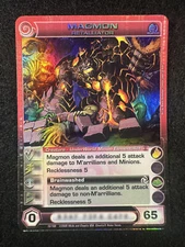 Chaotic TCG Min E 65 Magmon Retalliator 13/100 FU 1st Ed Super Rare NM/LP