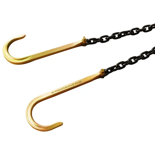 G80 3/8 X 2´ Ft For Truck Tow Chain V Type Tow Chain J Hook 7800 lb Capacity - Bild 13 von 16