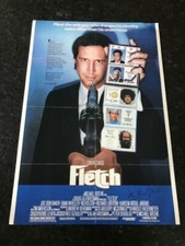 * M. EMMETT WALSH * signed 12x18 poster * FLETCH * 1
