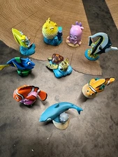 DISNEY PIXAR NEMO CAKE TOPPER PVC FIGURINES LOT