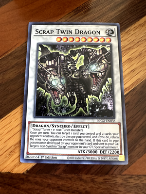 Scrap Twin Dragon KICO-EN038 1st Edition Super Rare NM + BONUS | eBay