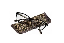 Foster Grant Reading Glasses with Case TARA BRN