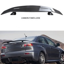 46gt Style Rear Trunk Spoiler Wing Carbon Fiber Style For Mitsubishi Lancer Evo
