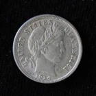 1914-D Barber Dime 10-cent value (10c) - AU/UNC Condition, Very High Grade!