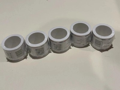 5 Rolls of 100 USPS -POSTAGE-2024 Coil 500 New Sealed, Free Shipping！