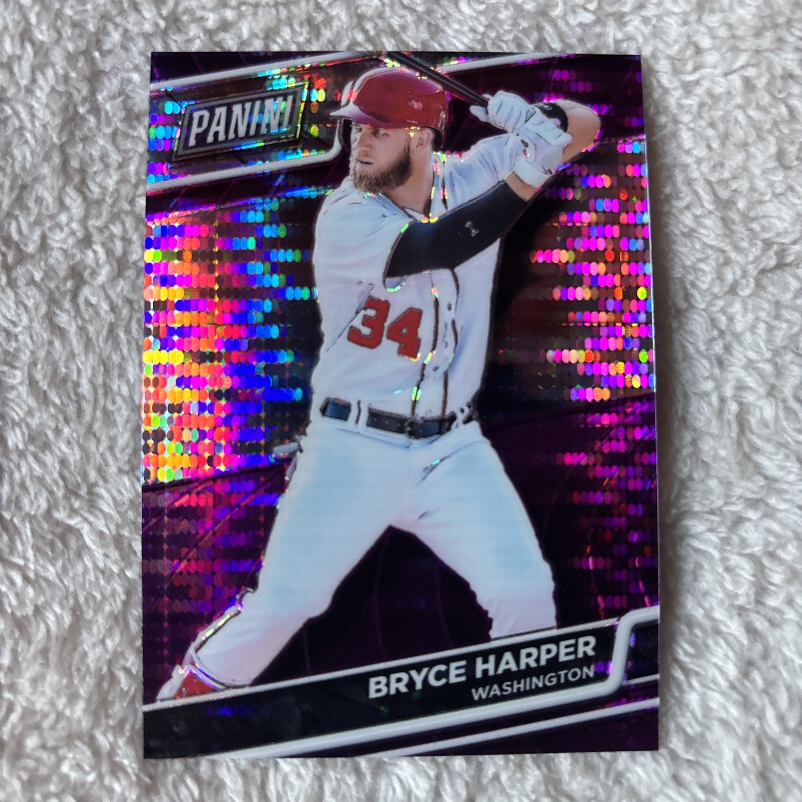 2016 Panini National VIP Purple Pulsar Bryce Harper #29/50 #55