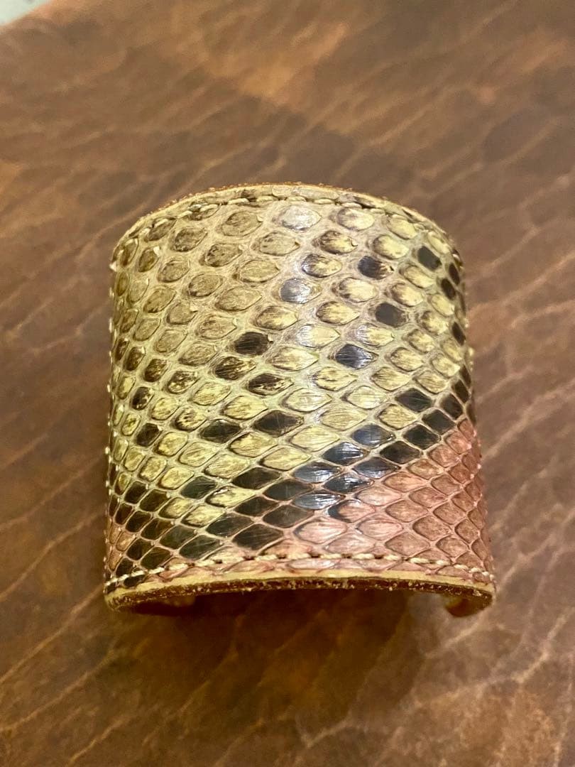 ISAMU KATAYAMA BACKLASH Python Leather Bracelet P… - image 5