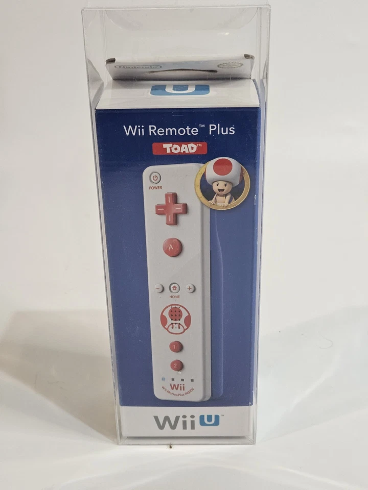 Official Wii Remote TOAD Nintendo Motion Plus Inside OEM New - Image 3 of 3