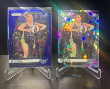 Sevgi Uzun 2024 Panini Prizm WNBA #92 Rookie Blue Velocity/Cracked Ice Prizm