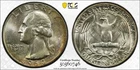 1964-D Washington Quarter 25C PCGS MS66 Toned Gold Shield & True View!