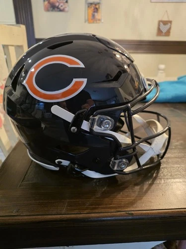 Brian Urlacher HOF 18 Signed Bears Tribute Speedflex Helmet Beckett