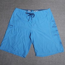 Men's Salt Life SLX-QD Swim Board Shorts Blue 36W