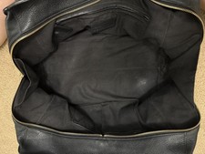 Alexander McQueen Black Pebbled Leather Heroi...