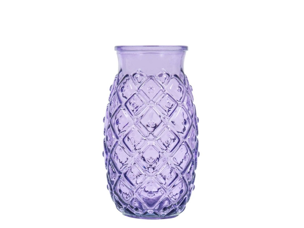 6 Glasses In Glass Pineapple Purple 70 2360db21 Home