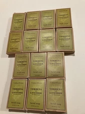 Crabtree & Evelyn VERBENA LAVENDER Facial &Bath Soap Bar travel size Lot (14)