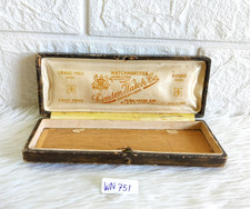 Antike Limton Watch & Co. Uhrmacher Werbebox Calcutta, Gegr. 1901 WN751