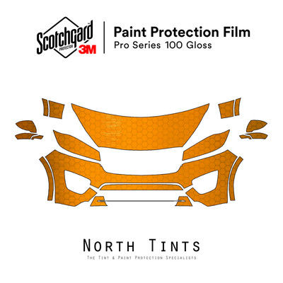 3M PRO Series PreCut Paint Clear Bra Film PPF for Kia Sorento SX 2016-2017 Kit
