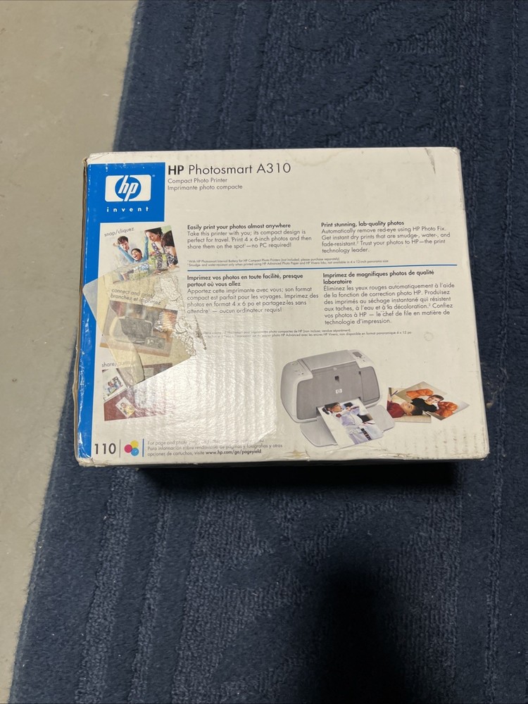 HP Photosmart A310 Compact Photo Printer- New