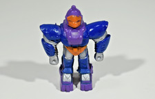 Vintage 1994 Soma Rubber Sonic Rangers Mini Robot Warrior Figure 7 Blue Purple