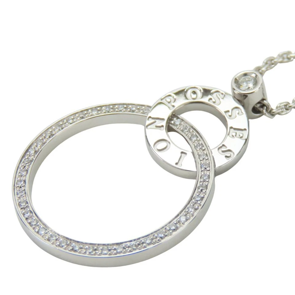 Collar PIAGET USADO Possession K18 oro blanco/diamante 13,1 g joyería plata Foto 2 de 4