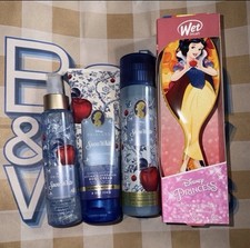 Bath  Body Works Princess Snow White 3 Piece Body Care Bundle  Wet Brush