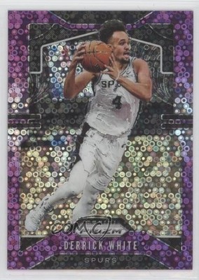 2019-20 Panini Prizm Fast Break Purple Prizm 10/75 Derrick White #141 8f4