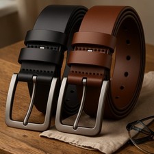 Men's Leather Belts For Men Classy Dress-Belts Men's Belt Many Colors Sizes