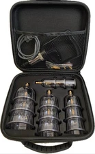 12-Cup Super Cupping Therapy Set - Heatproof Shockproof with Carry Case