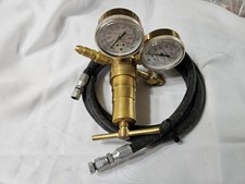Victor CGA 580 Inert Gas High Pressure Regulator and 10ft Heavy Duty Hose