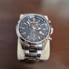 Orologio Uomo Cronografo Sector No Limits 180 Acciaio Inox 100m 10ATM Blu Di