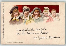 13920700 - Nr. 13 Kinder vom Baby bis zum Jugendlichen Kinderkoepfe  sign.