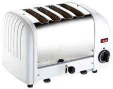 Dualit 4 Slot Toaster White