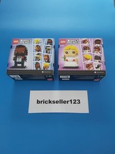 Lego Wedding Brickheadz 40383 Bride + 40384 Groom Unopened Boxes Free Postage