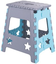 SGABELLO PIEGHEVOLE IN PLASTICA cm. 36x29x39 h col. Assortiti