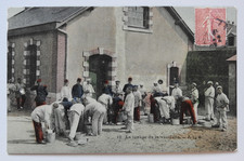 1836/ AK Frankreich Milit&auml;r Das Abwaschen des Geschirrs