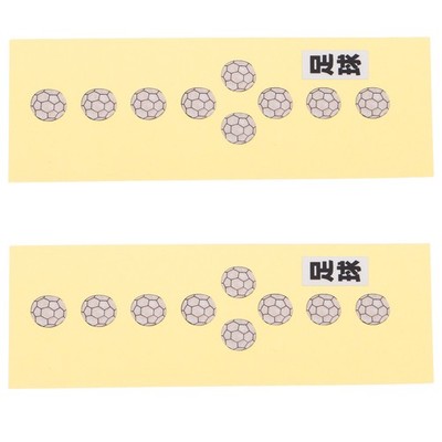2Pcs Durable PVC Fretboard Stickers Soccer Guitar Accessories for Beginners