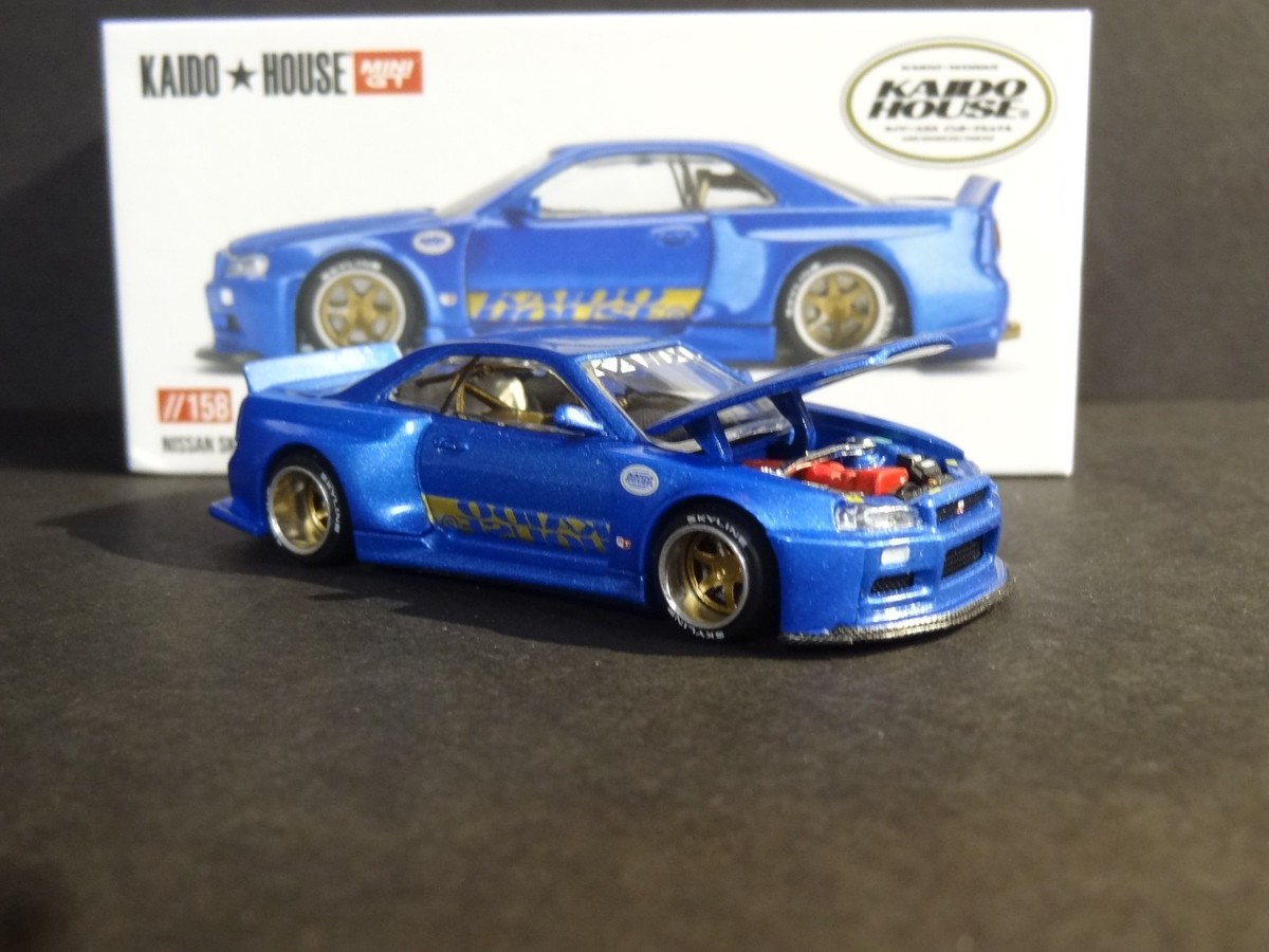KAIDO HOUSE x MINI GT - NISSAN SKYLINE GT-R (R34) KAIDO