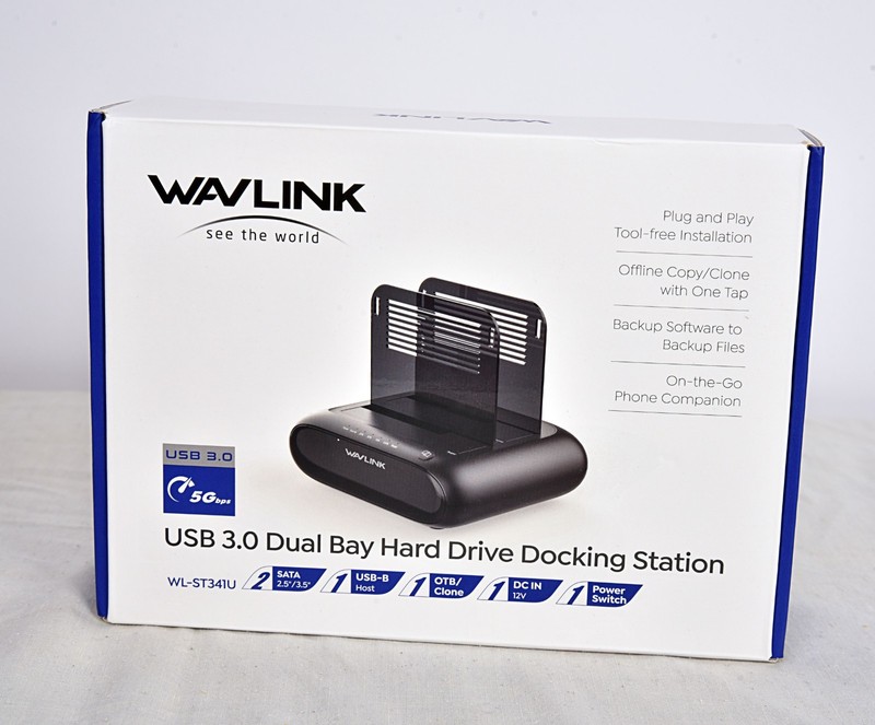 Wavlink USB 3.0 Dual Bay Hard Drive Docking Station