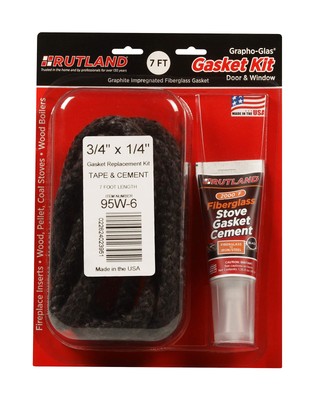 Rutland 95W-6 Grapho-Glas Flat Gasket Kit, 7' x 3/4'' x 1/4''
