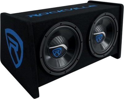 Subwoofer Sub Bajo Para Carro 2 10'' Bocinas Bosinas Equipo De Musica Para Auto