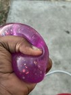 Needoh Nice Cube Squeeze cube Purple Glitter silicone, Malt sugar Squishy (REAL) — photo 1