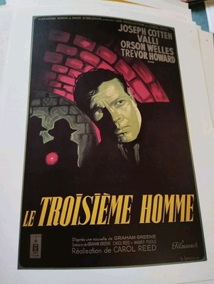 Sk277 Ephera Book Picture Film The Third Man Orson Welles