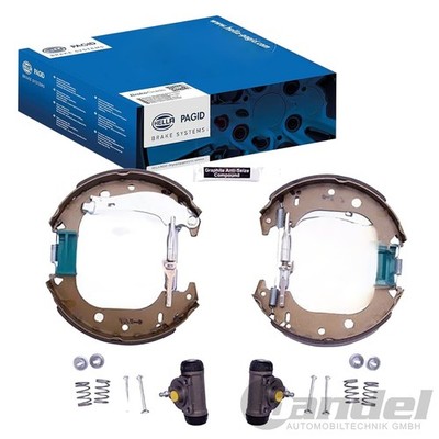 HELLA BREMSBACKEN-SATZ HINTERACHSE passend für FIAT DOBLO | 8DB 355 004-851