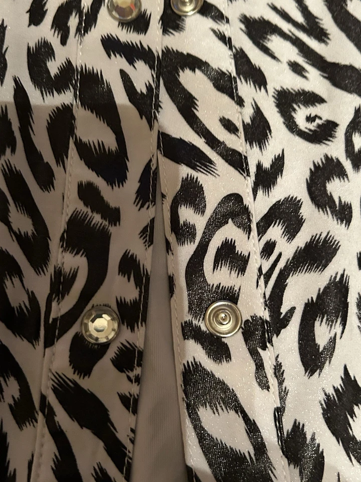 Camisa Roper Para Mujer Talla L Perla A Presión Trabajo Viaje Inteligente Informal Western Club Wear Foto 3 de 4