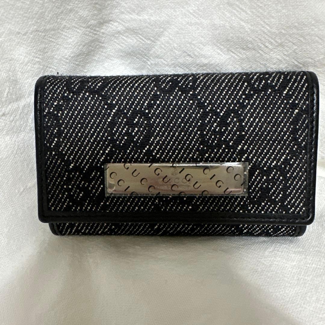 GUCCI GG pattern key case black - image 1