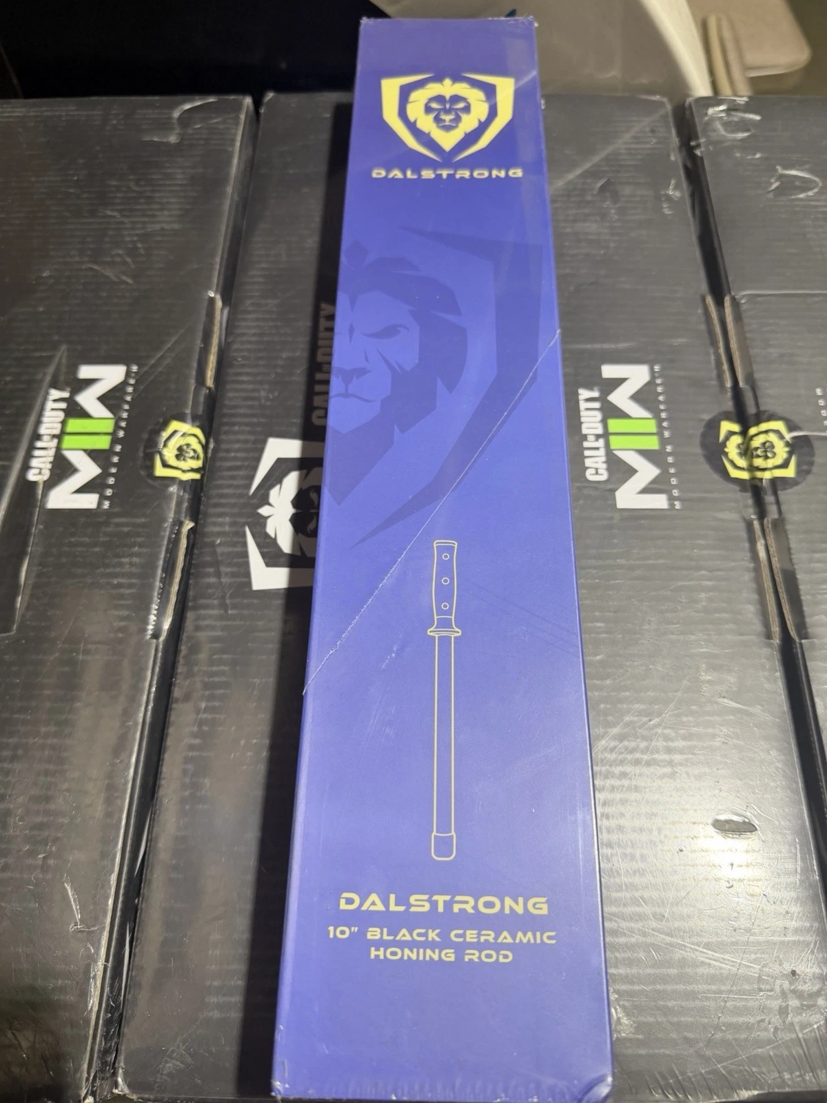 Dalstrong 10" Black Ceramic Honing Rod Sharpening Steel Silver Handle
Opens in a new window or tab