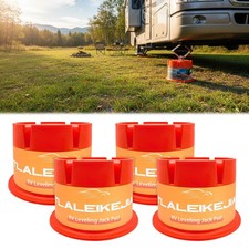 Trailer Jack Block, 6000 lbs Capacity per RV Leveling Block, Polypropylene RV...